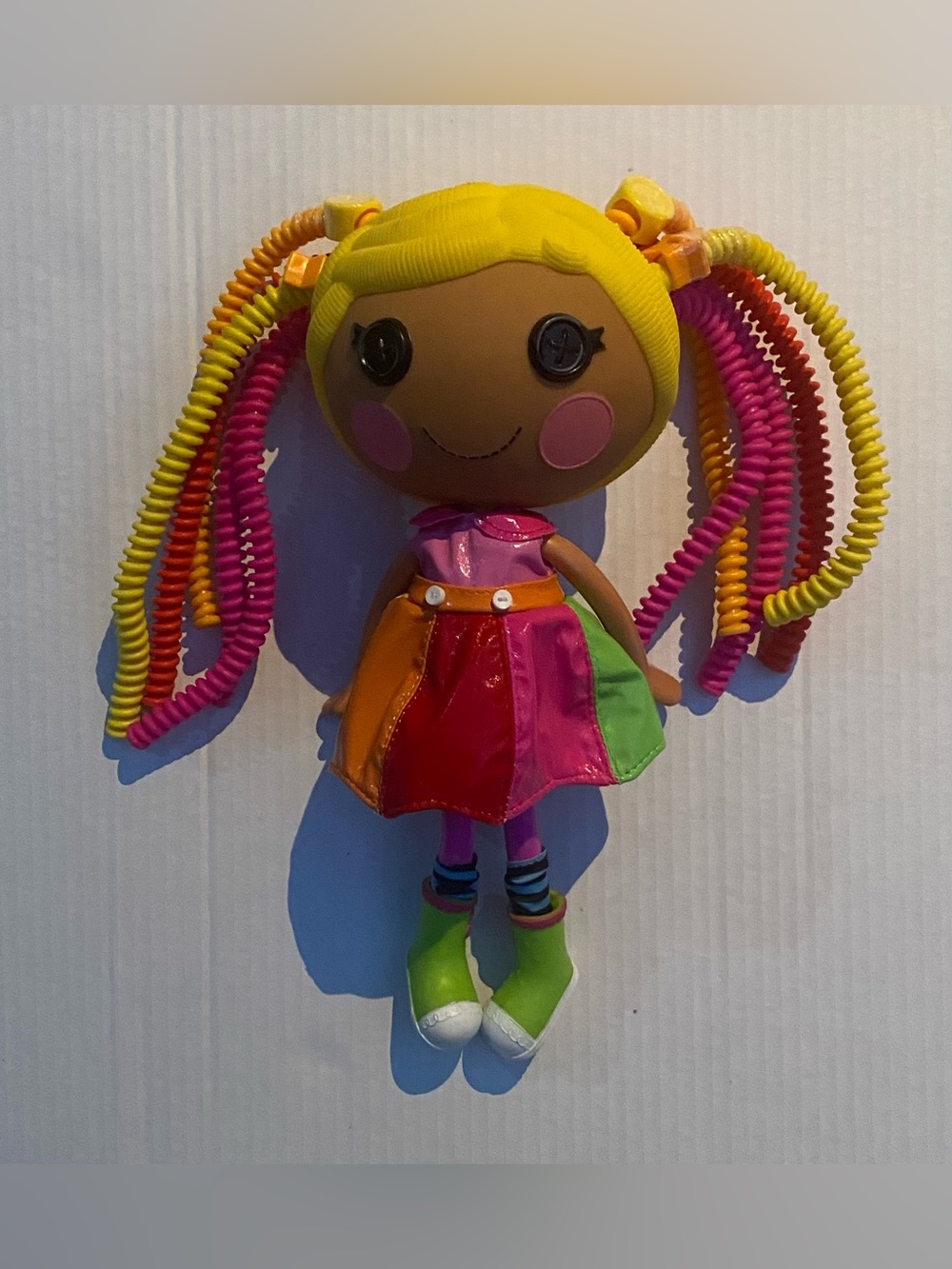 Lalaloopsy Silly Hair Doll April Sunsplash MGA - Authentic Neck Stamp